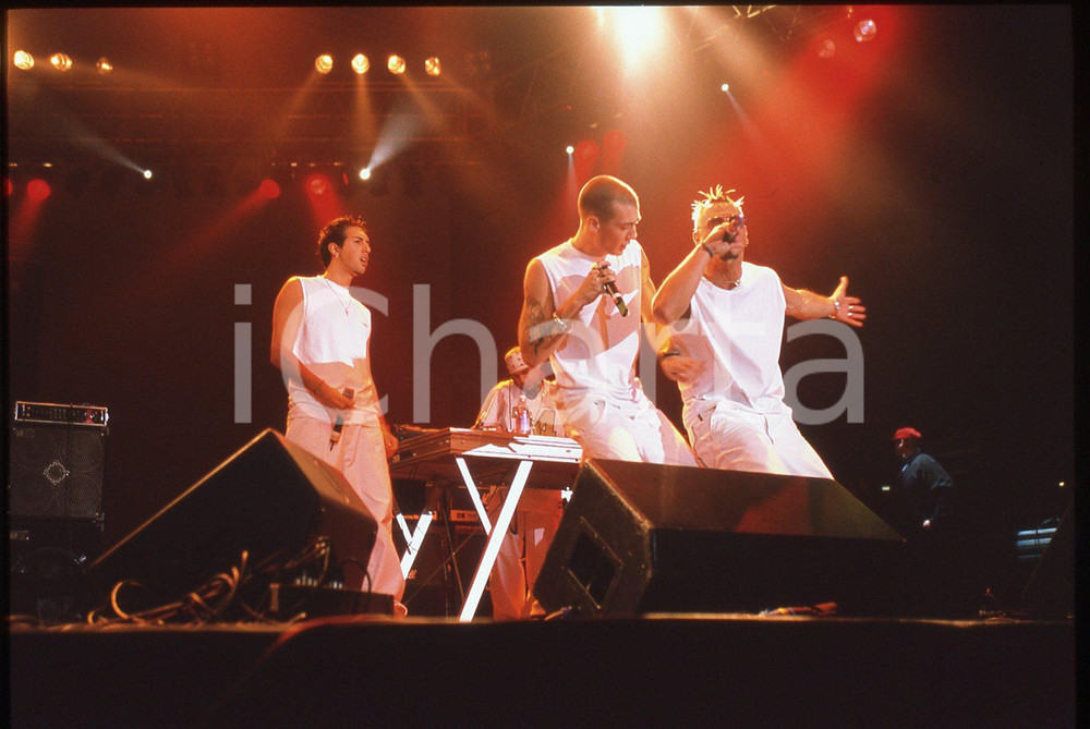35mm vintage slide*1999 SANREMO ROCK FESTIVAL - GEMELLI DIVERSI Thema e Strano 6