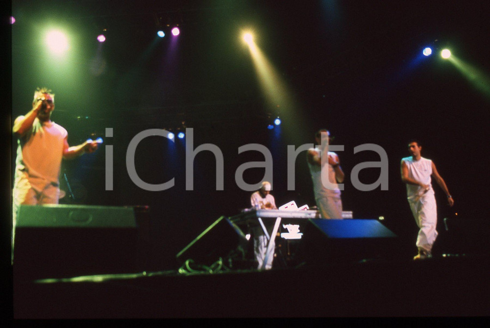 35mm vintage slide*1999 SANREMO ROCK FESTIVAL - GEMELLI DIVERSI Thema e Strano 8