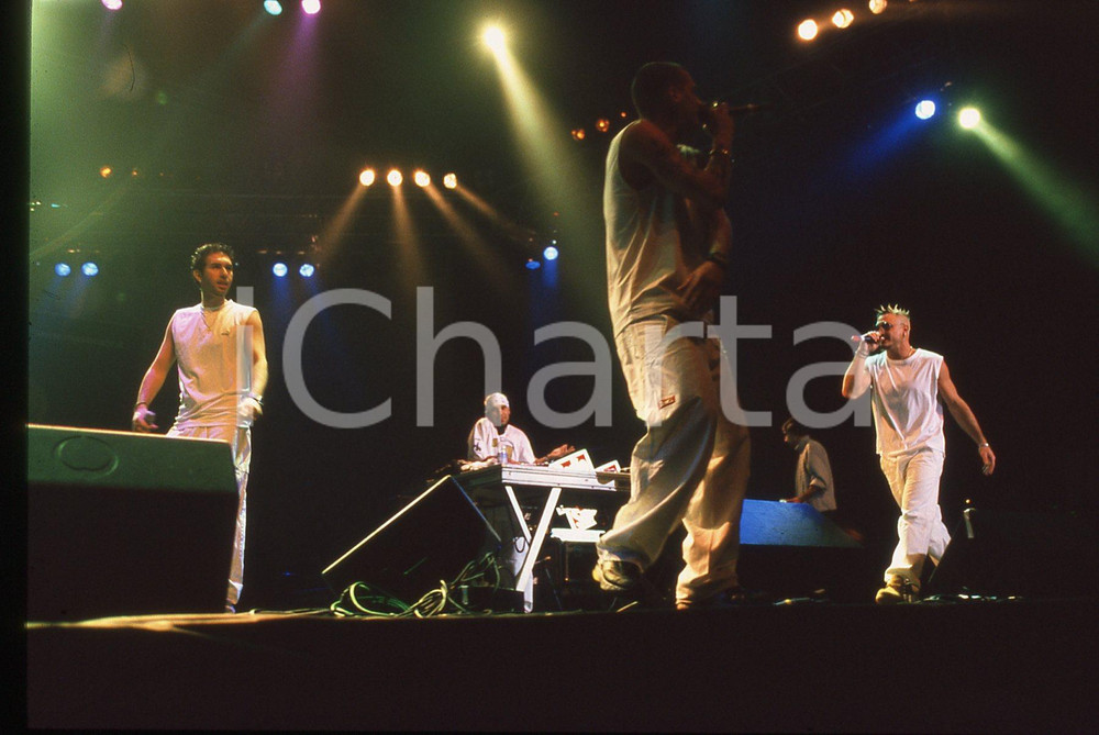 35mm vintage slide*1999 SANREMO ROCK FESTIVAL - GEMELLI DIVERSI Thema e Strano 9