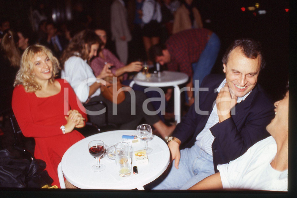 35mm vintage slide* 1995ca ROMA Franco MISERIA al Bar della Pace (4)
