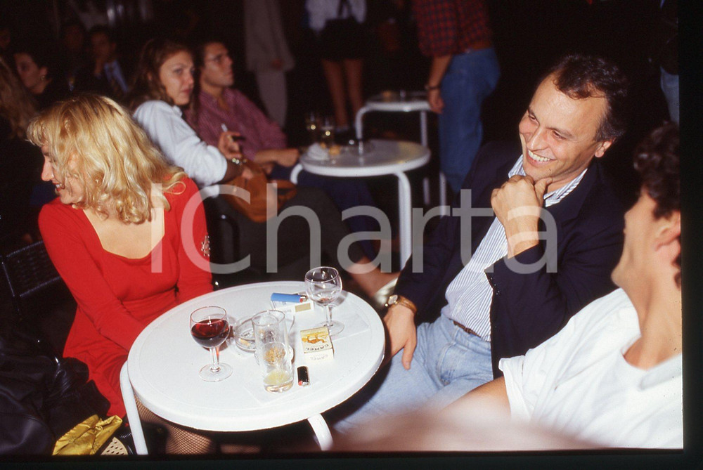 35mm vintage slide* 1995ca ROMA Franco MISERIA al Bar della Pace (5)