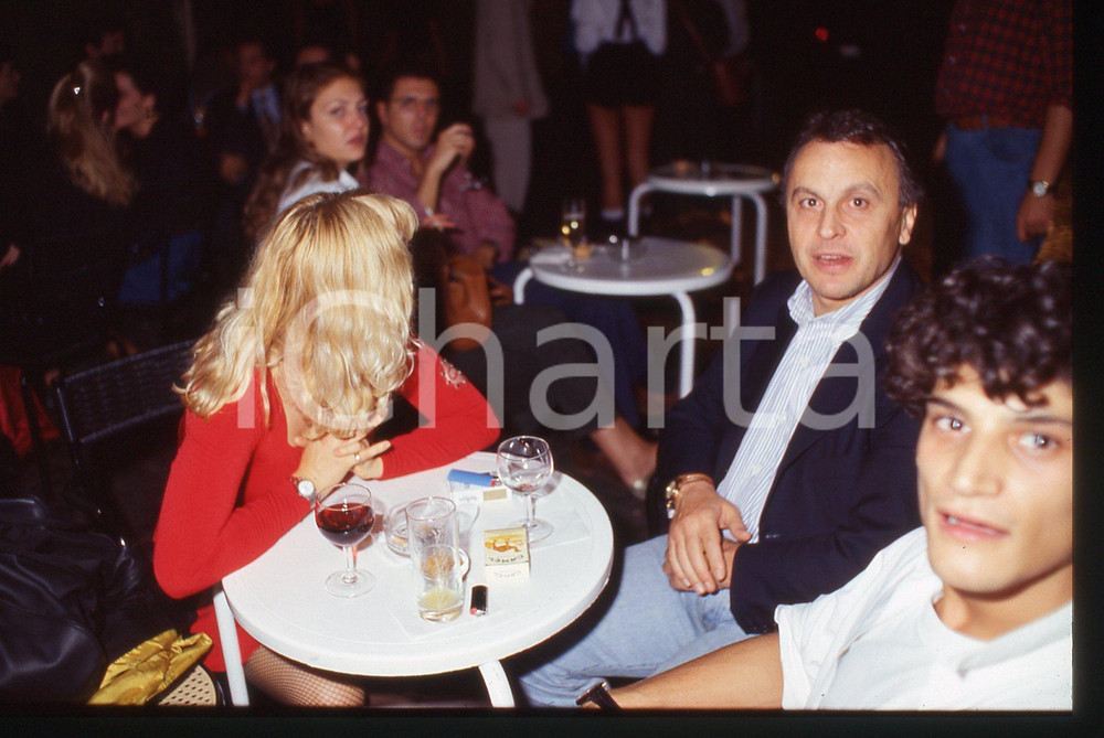 35mm vintage slide* 1995ca ROMA Franco MISERIA al Bar della Pace (12)