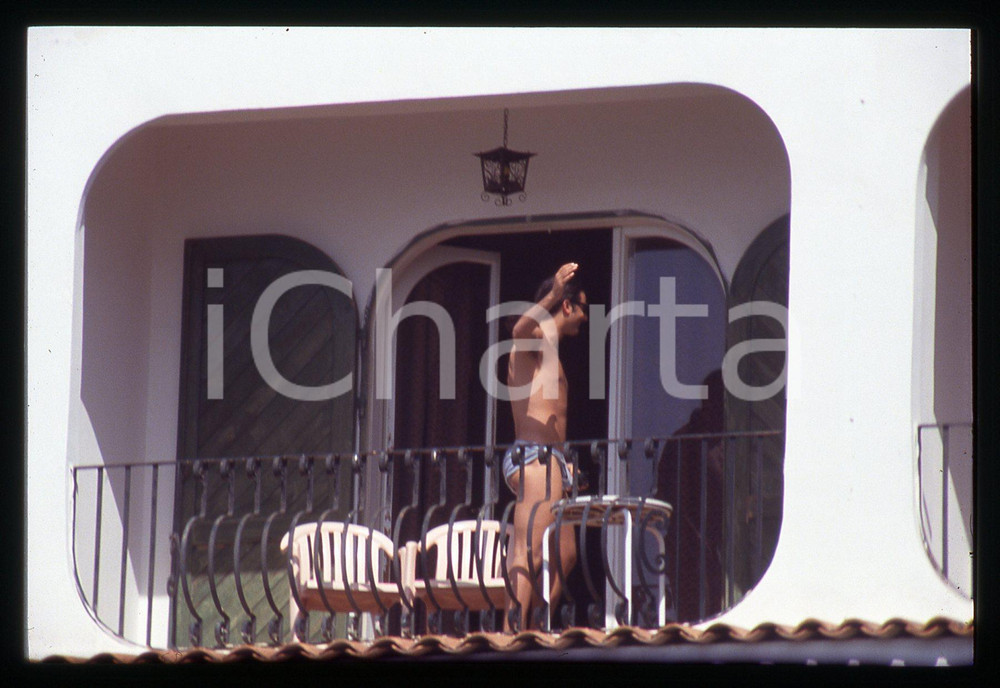 35mm vintage slide* 1990ca GOSSIP Rosario FIORELLO paparazzato in vacanza (7)