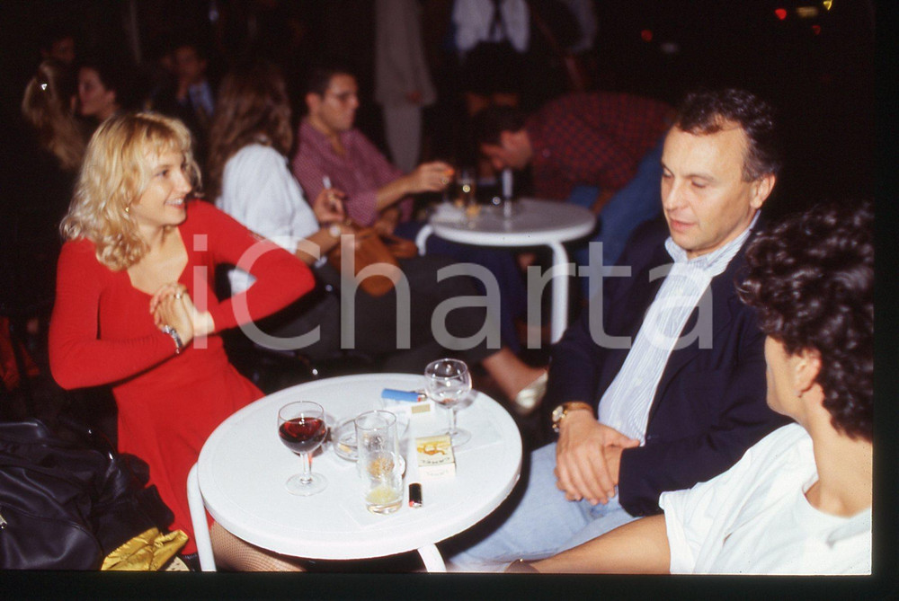 35mm vintage slide* 1995ca ROMA Franco MISERIA al Bar della Pace (9)