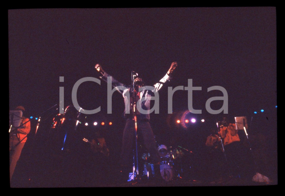 35mm vintage slide*1995ca MUSICA - REGGAE Burning SPEAR Ritratto del cantante 1