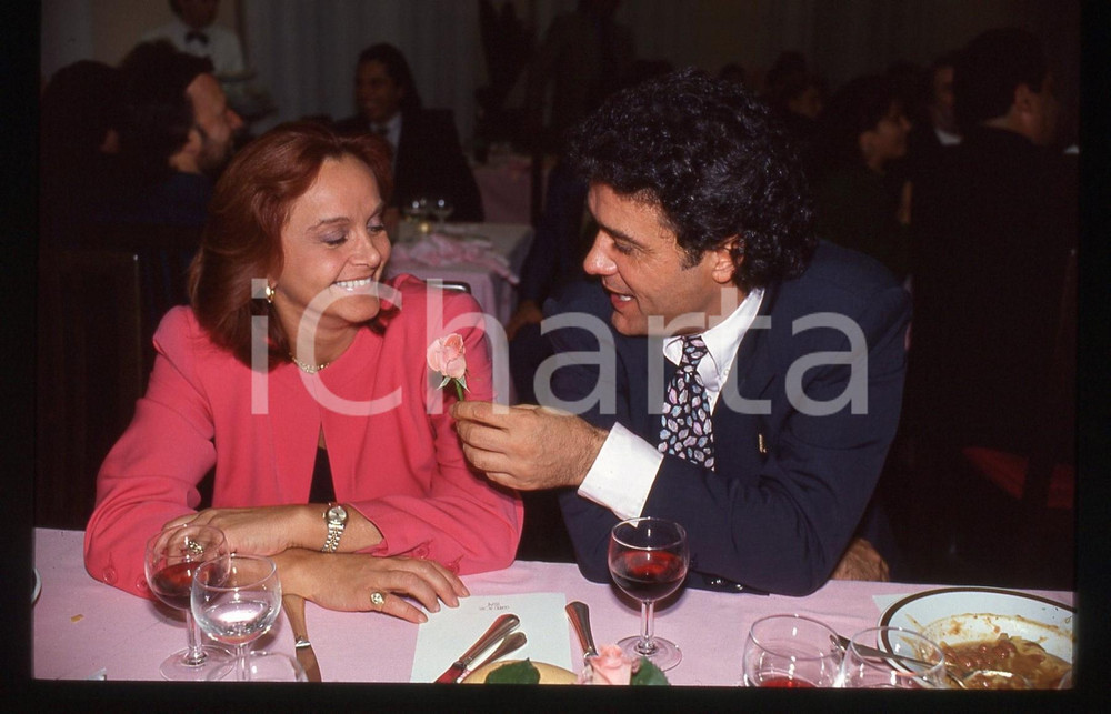 35mm vintage slide* 1995ca ITALIA COSTUME Gianni NAZZARO Nada OVCINA Ritratto 1