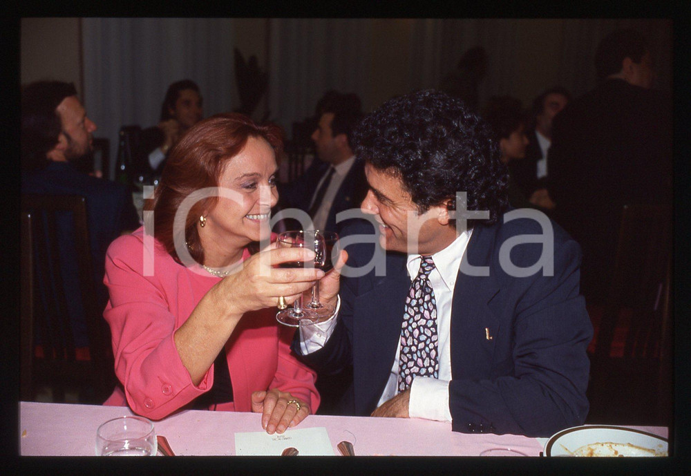 35mm vintage slide* 1995ca ITALIA COSTUME Gianni NAZZARO Nada OVCINA Ritratto 2