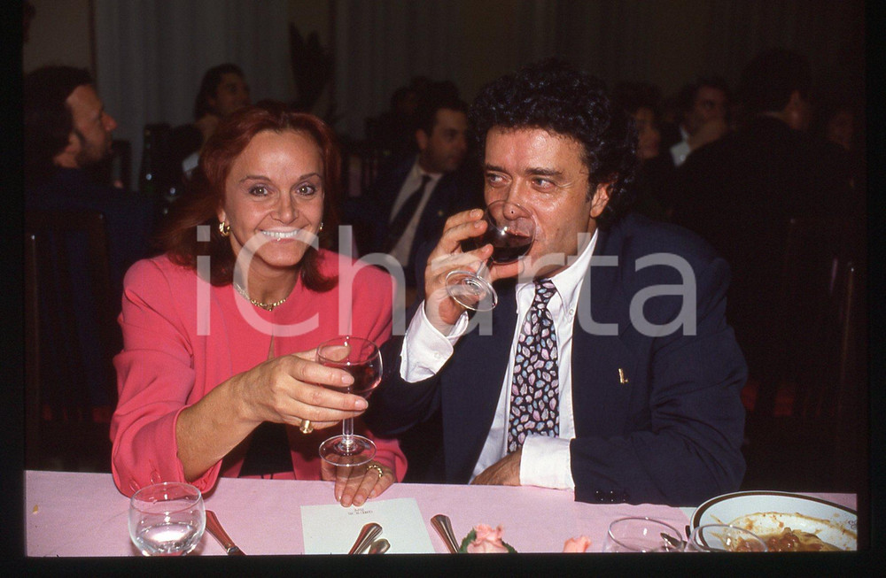 35mm vintage slide* 1995ca ITALIA COSTUME Gianni NAZZARO Nada OVCINA Ritratto 5