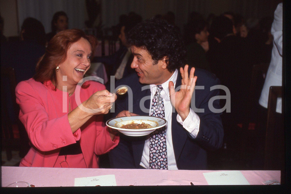 35mm vintage slide* 1995ca ITALIA COSTUME Gianni NAZZARO Nada OVCINA Ritratto 6