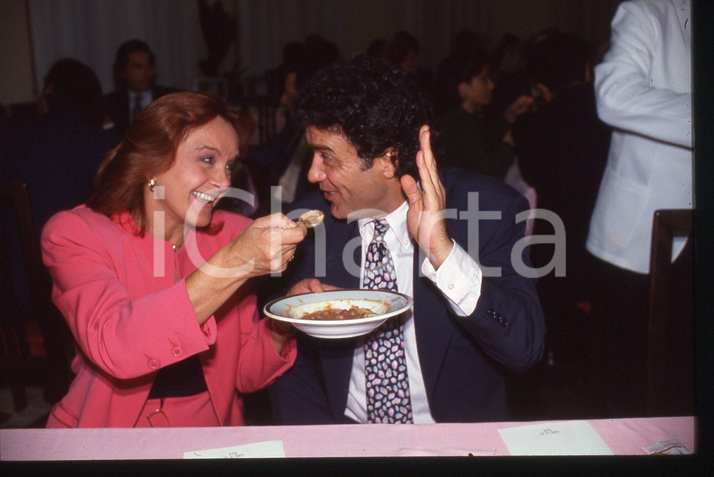 35mm vintage slide* 1995ca ITALIA COSTUME Gianni NAZZARO Nada OVCINA Ritratto 14