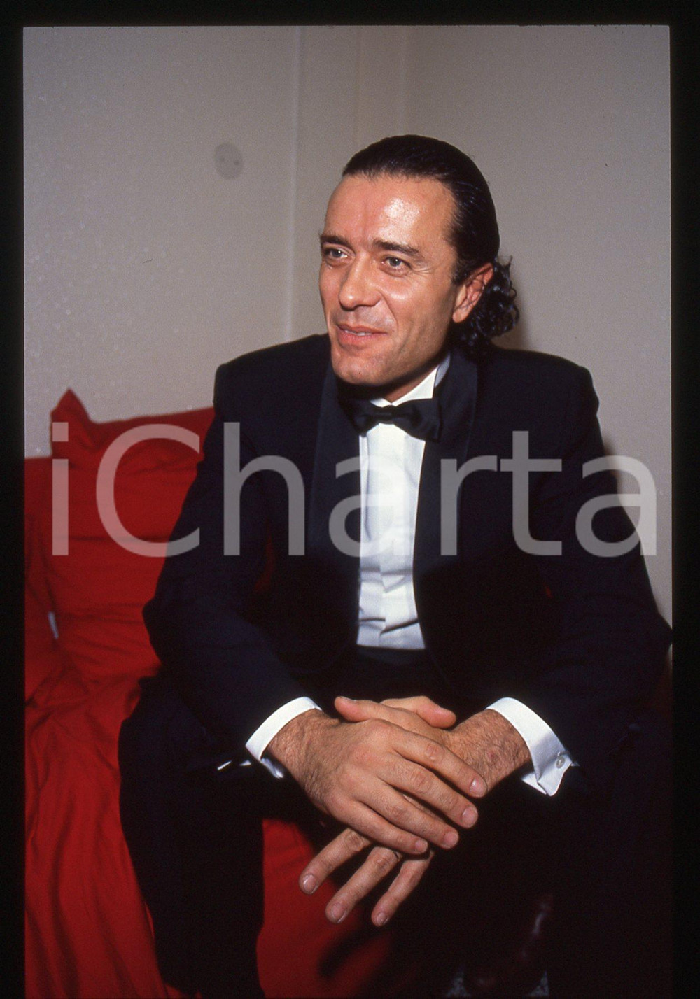 35mm vintage slide* 1990ca MUSICA Gianni NAZZARO Ritratto del cantante (2)