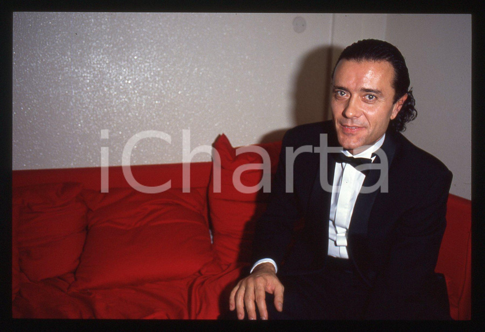 35mm vintage slide* 1990ca MUSICA Gianni NAZZARO Ritratto del cantante (3)