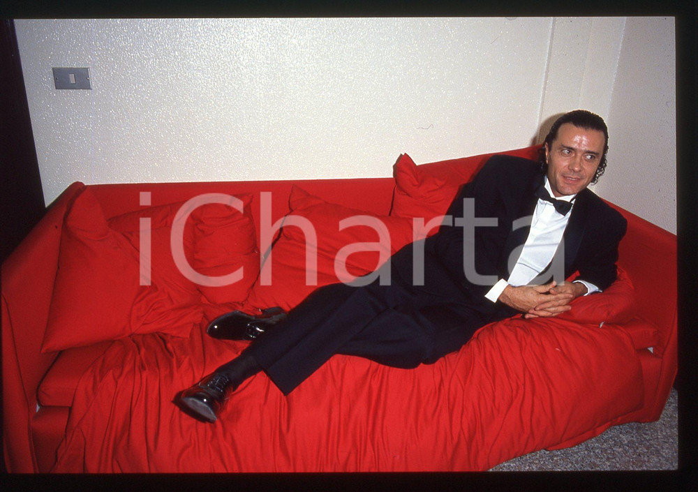 35mm vintage slide* 1990ca MUSICA Gianni NAZZARO Ritratto del cantante (5)