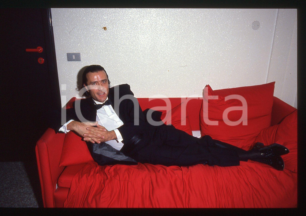 35mm vintage slide* 1990ca MUSICA Gianni NAZZARO Ritratto del cantante (6)