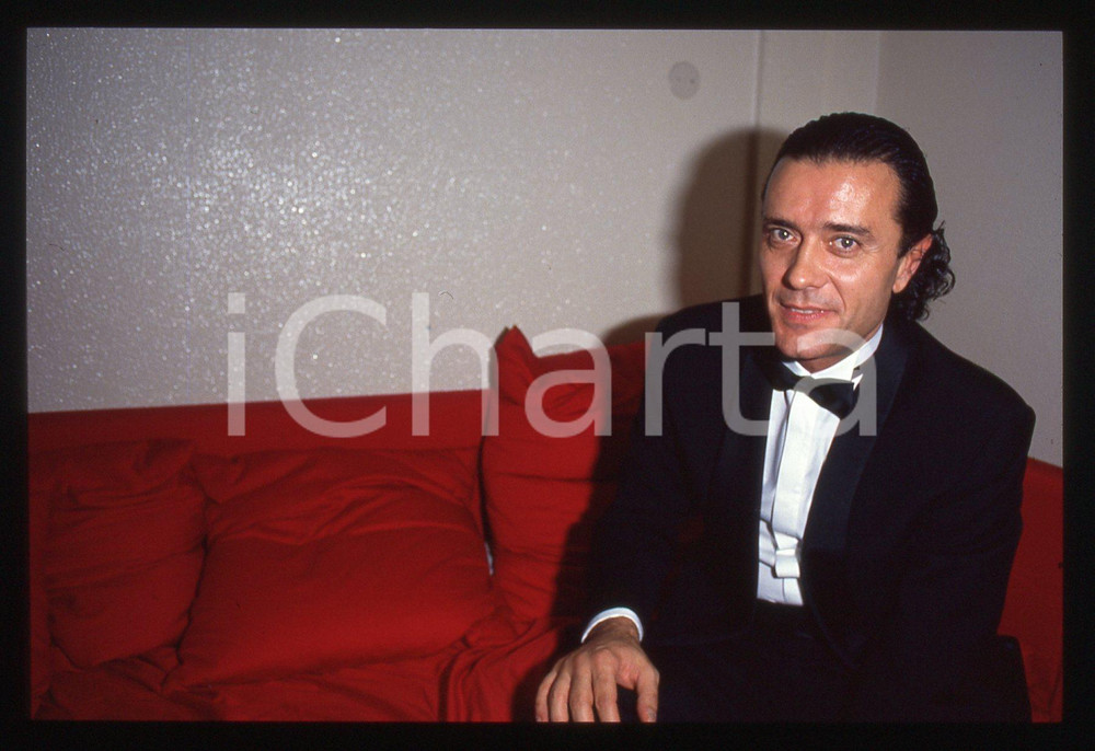 35mm vintage slide* 1990ca MUSICA Gianni NAZZARO Ritratto del cantante (8)