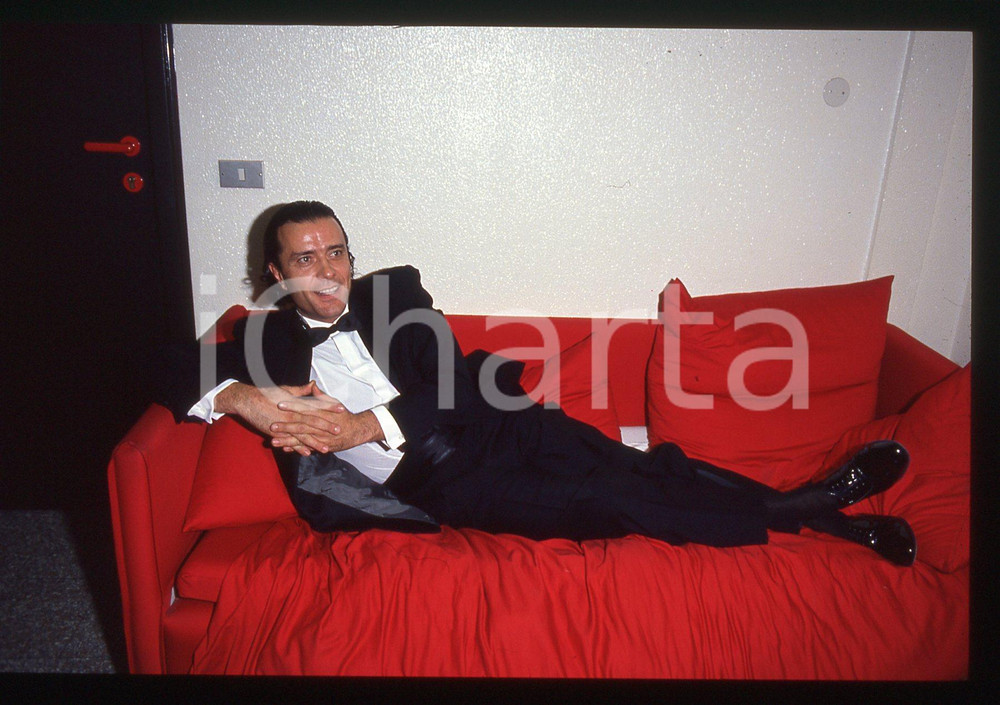 35mm vintage slide* 1990ca MUSICA Gianni NAZZARO Ritratto del cantante (9)