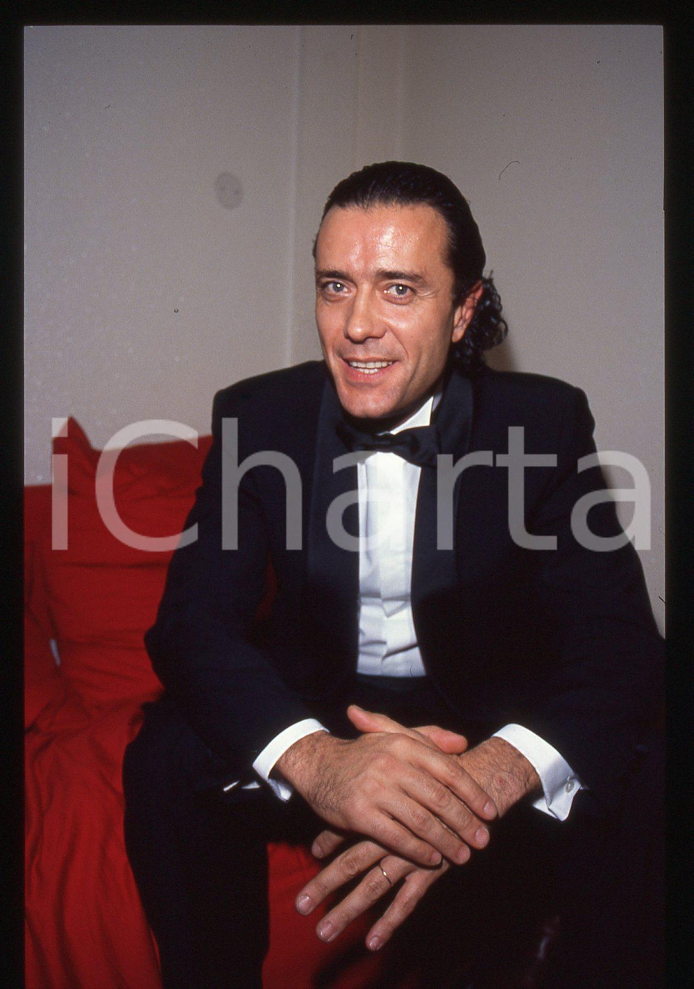 35mm vintage slide* 1990ca MUSICA Gianni NAZZARO Ritratto del cantante (10)