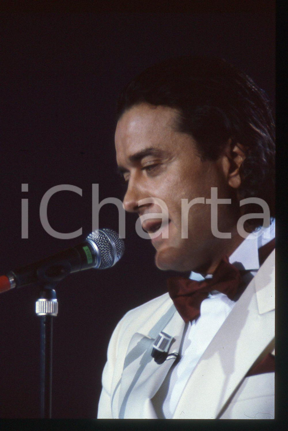 35mm vintage slide* 1990 CANALE 5 Gianni NAZZARO C'era una volta il Festival 11
