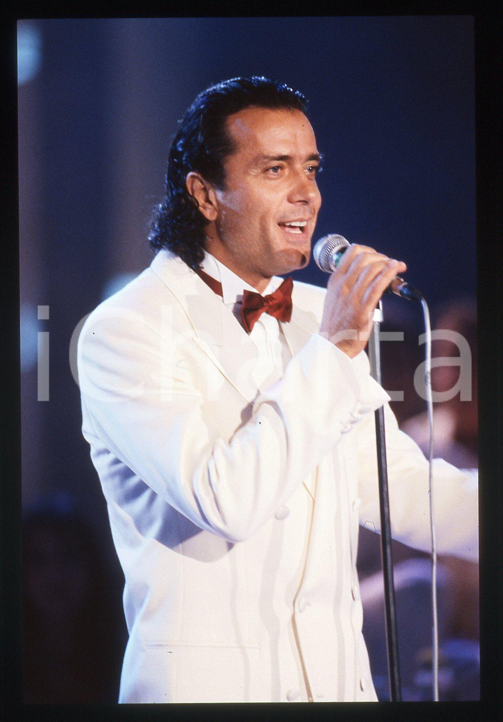 35mm vintage slide* 1990 CANALE 5 Gianni NAZZARO C'era una volta il Festival 12