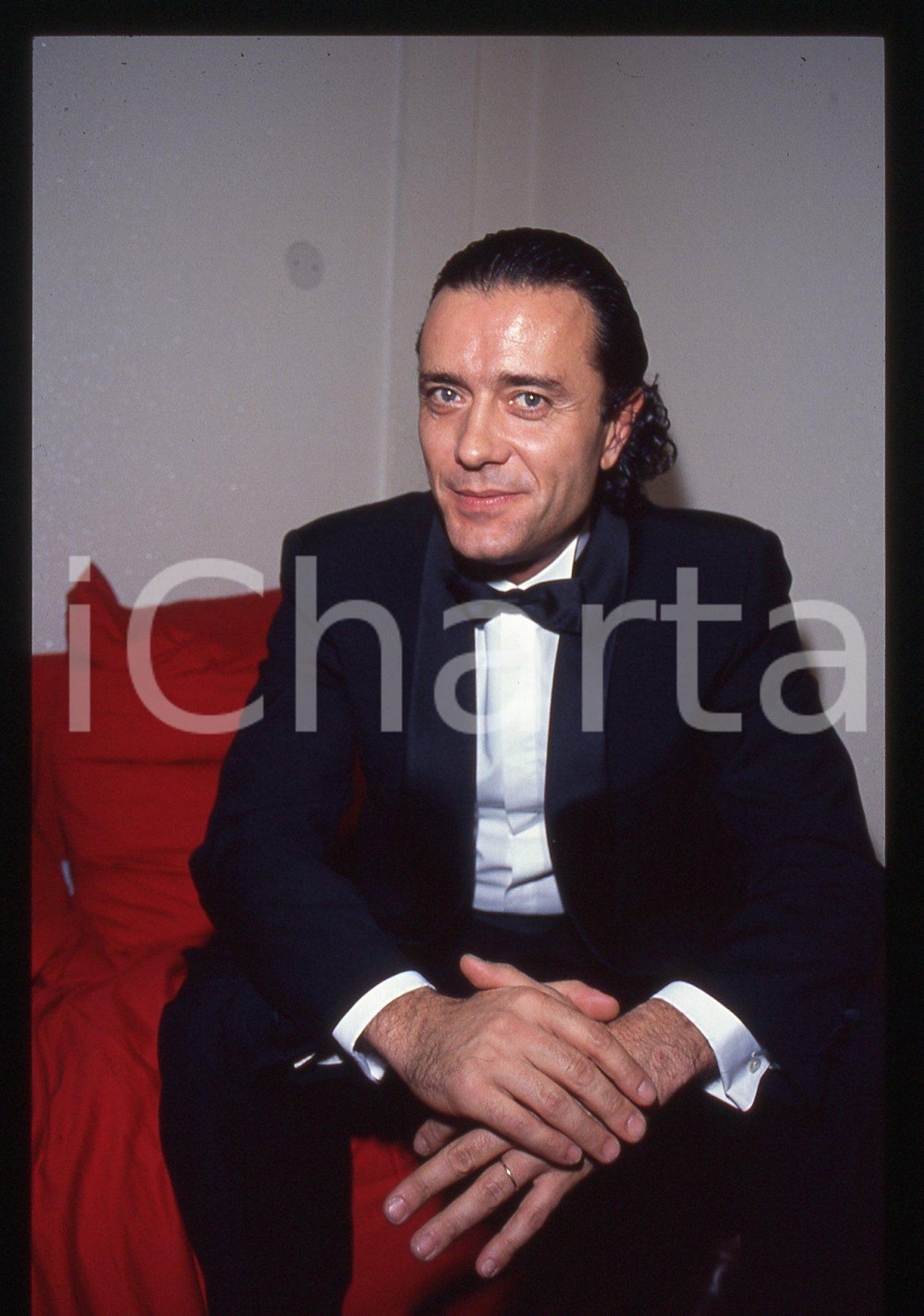 35mm vintage slide* 1990ca MUSICA Gianni NAZZARO Ritratto del cantante (15)