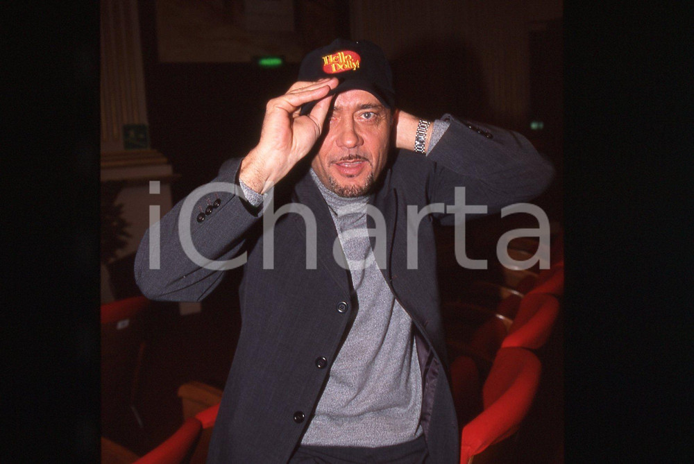 35mm vintage slide* 1999 ITALIA TEATRO Gianni NAZZARO "HELLO DOLLY" Ritratto 1