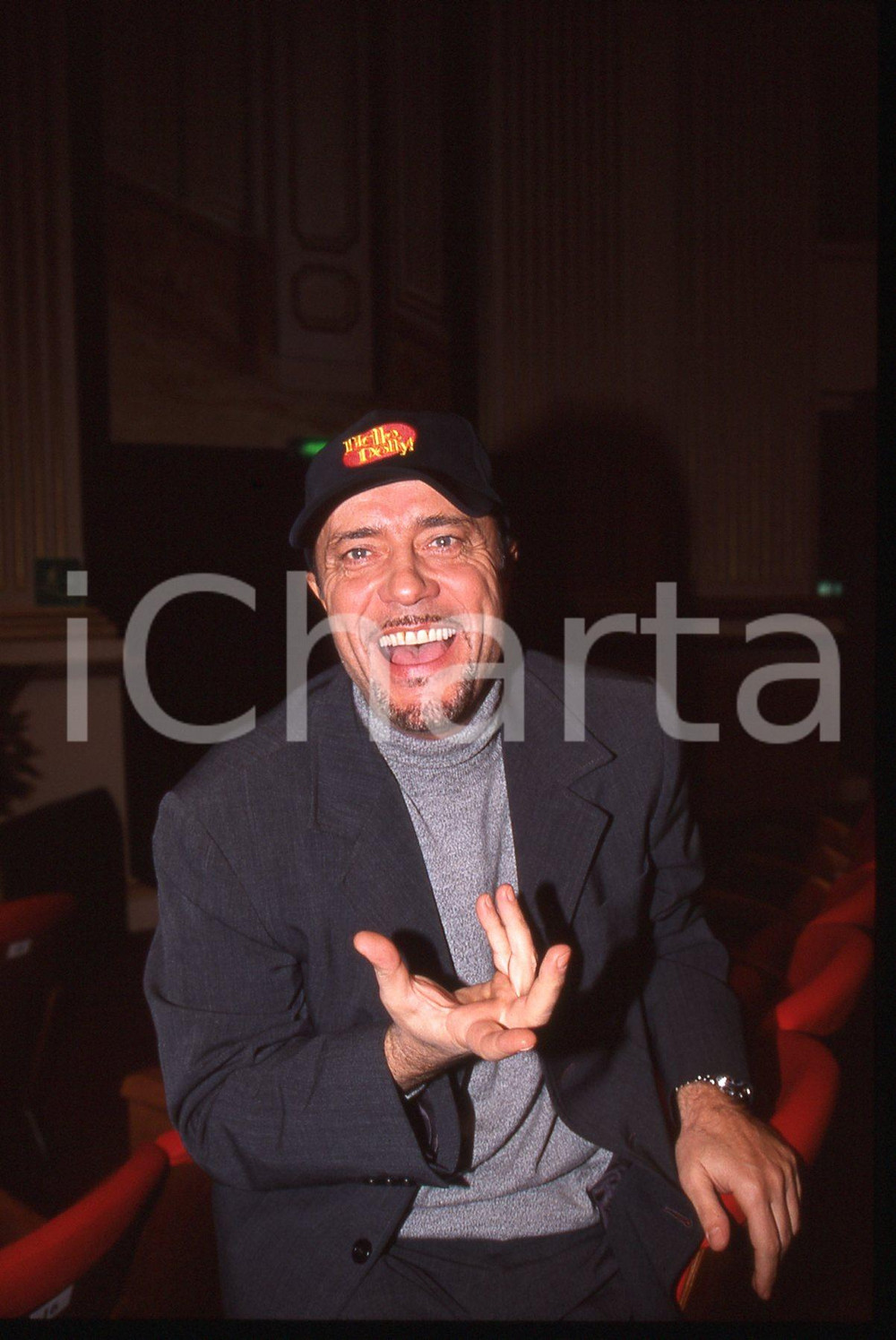 35mm vintage slide* 1999 ITALIA TEATRO Gianni NAZZARO "HELLO DOLLY" Ritratto 5