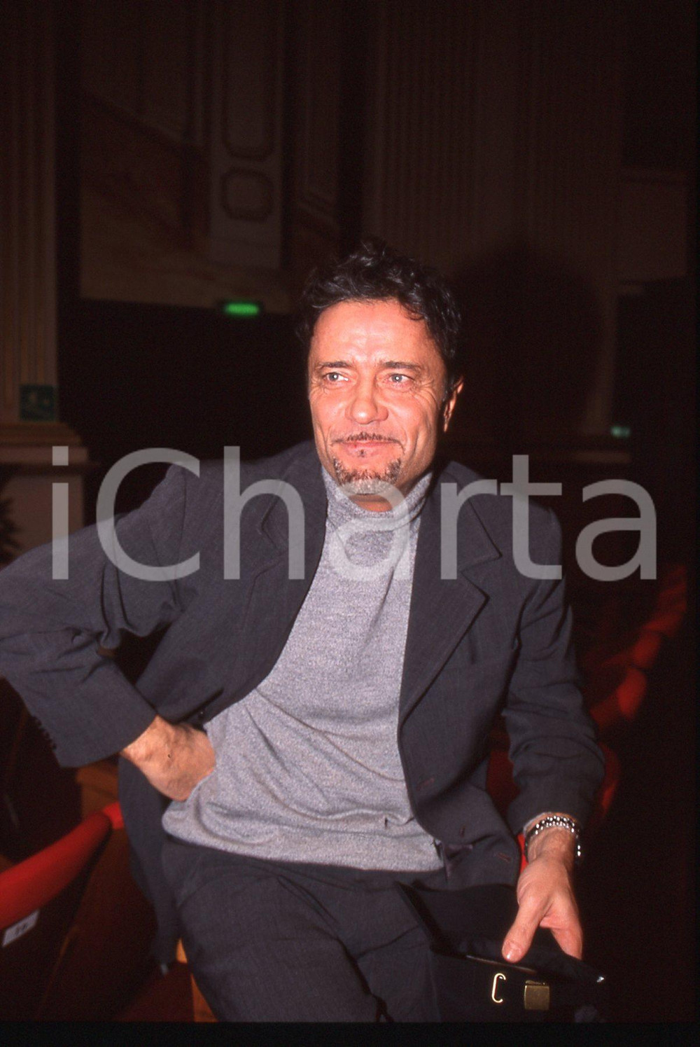 35mm vintage slide* 1999 ITALIA TEATRO Gianni NAZZARO "HELLO DOLLY" Ritratto 8