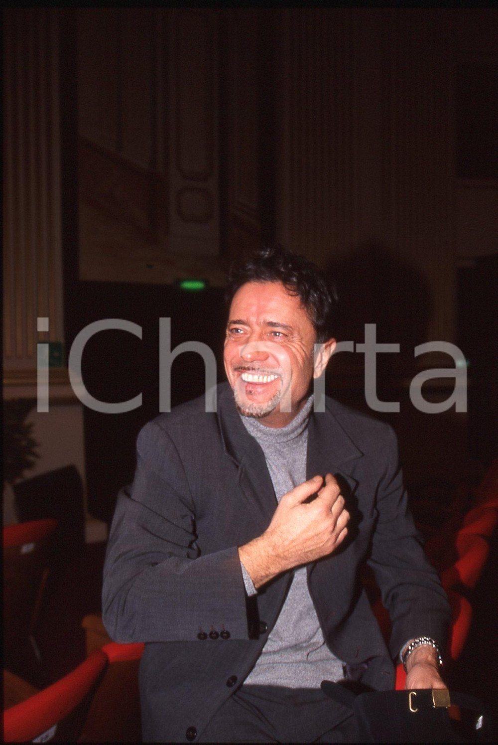 35mm vintage slide* 1999 ITALIA TEATRO Gianni NAZZARO "HELLO DOLLY" Ritratto 9