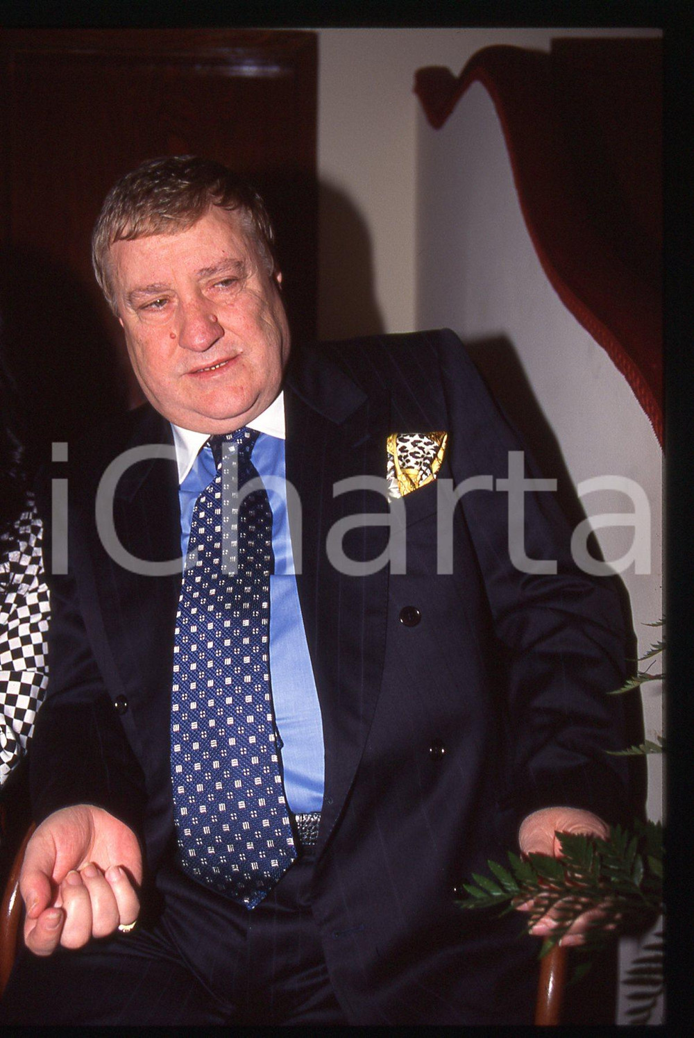 35mm vintage slide* 1995ca ITALIA COSTUME Mario MEROLA Ritratto del cantante 24