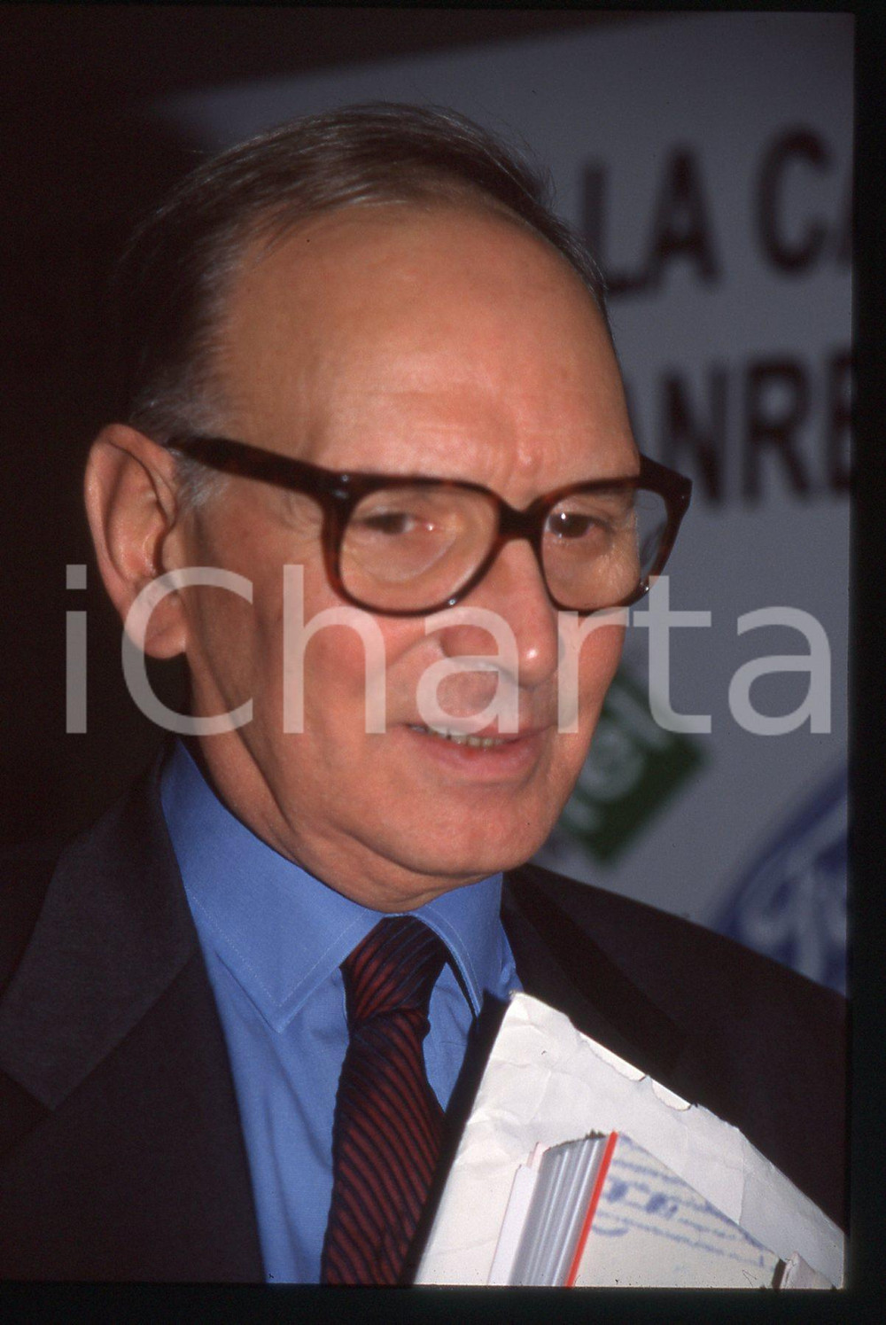 35mm vintage slide* 1999 FESTIVAL DI SANREMO Ennio MORRICONE Ritratto (7)