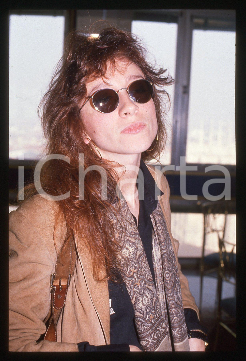 35mm vintage slide* 1990ca MUSICA Laura VALENTE dei MATIA BAZAR Ritratto (4)