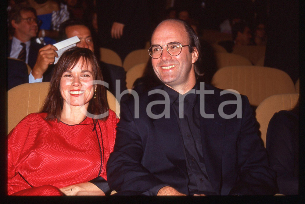 35mm vintage slide* 1991 CANNES Barbara HERSHEY al Festival del Cinema (1)