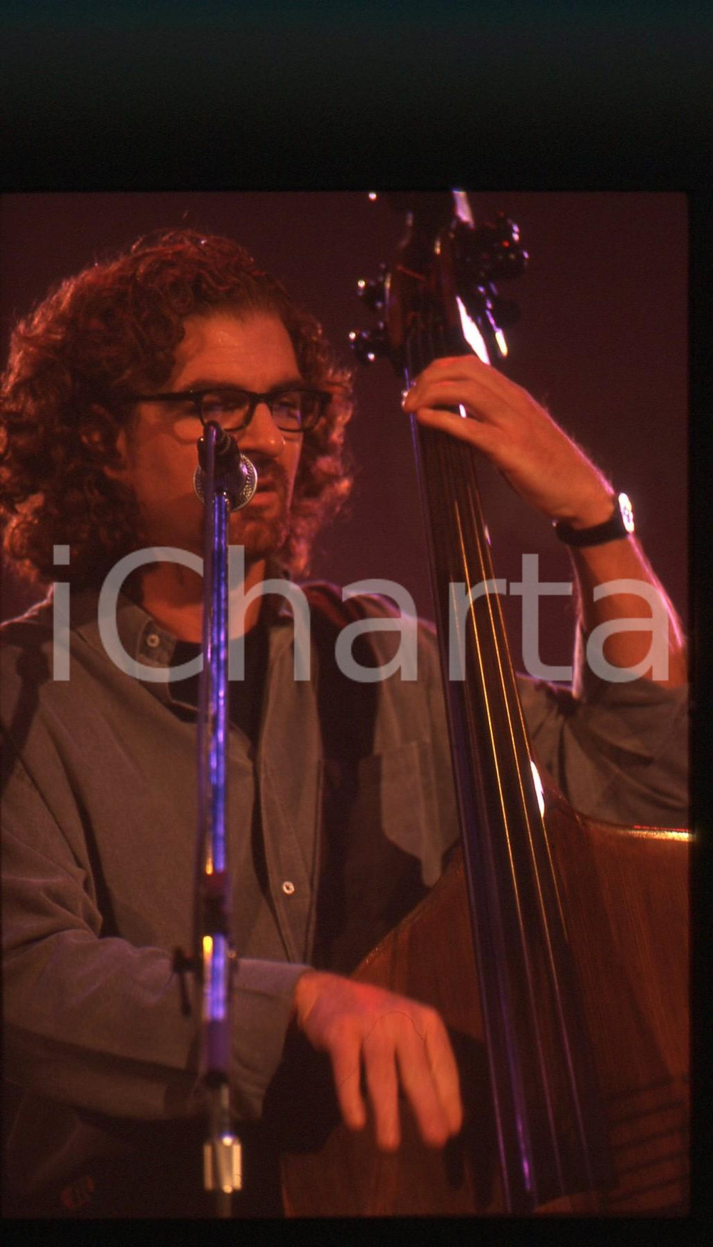 35mm vintage slide* 1994 SANREMO Stefano BELLUZZI al CLUB TENCO 94 (8)