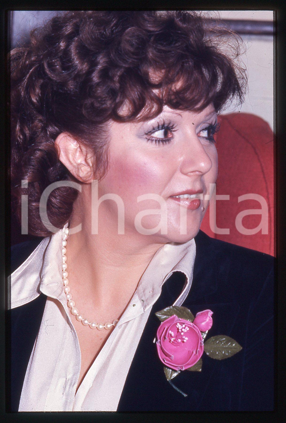 35mm vintage slide* 1980 ca MUSICA Orietta BERTI Ritratto della cantante (1)
