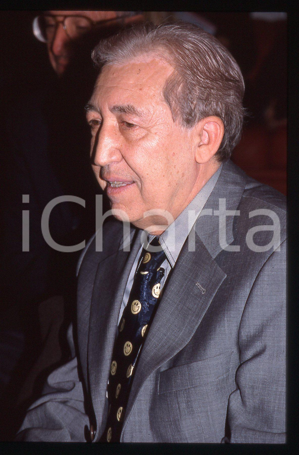 Fotografia d epoca originale 35mm vintage slide 1995ca ITALIA COSTUME Bruno DE FILIPPI Musicista di MINA 1 1