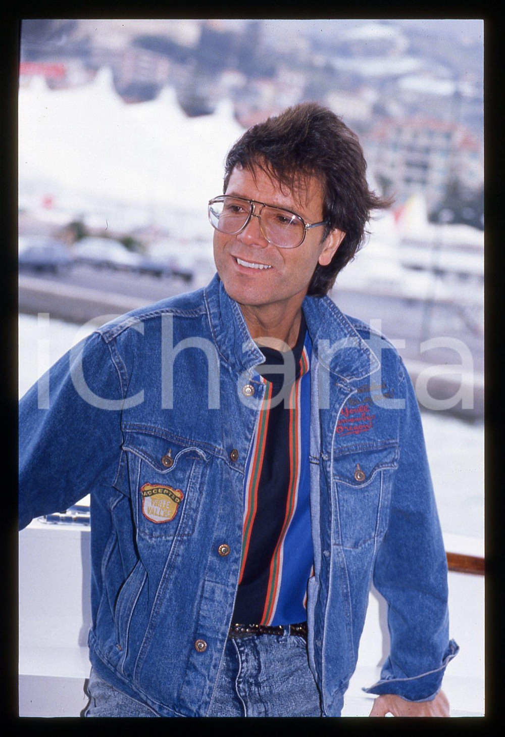 35mm vintage slide* 1990ca MUSICA Cliff RICHARD Ritratto del cantante (3)