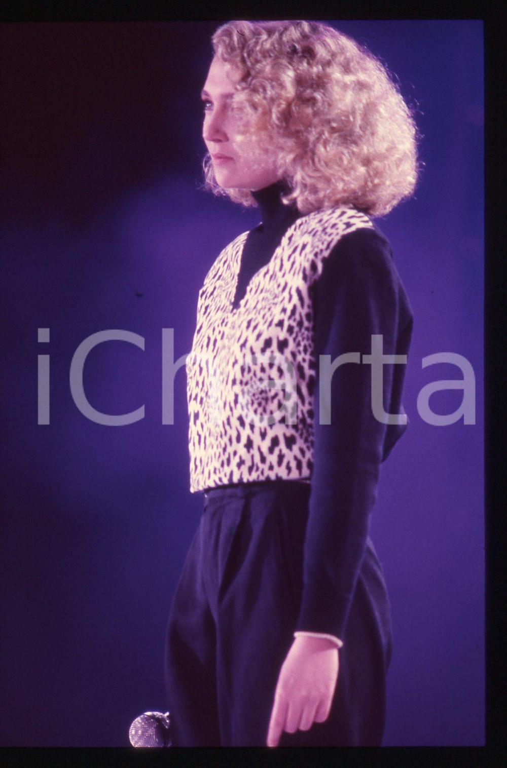 35mm vintage slide* 1990ca MUSICA Rossana CASALE Ritratto della cantante (2)