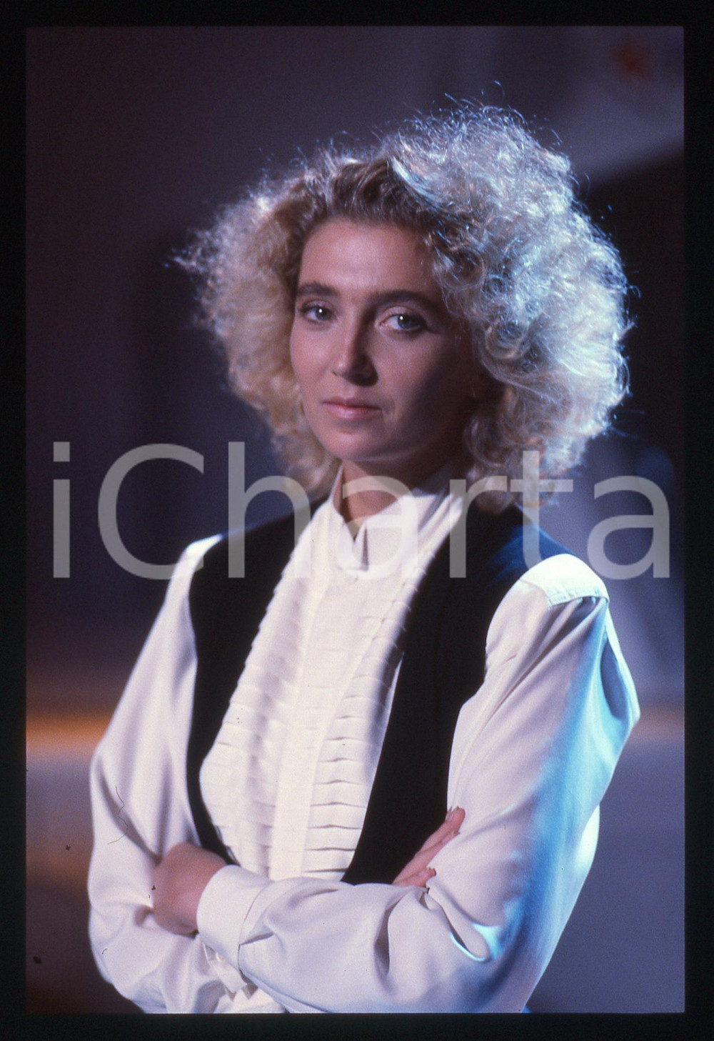 35mm vintage slide* 1990ca MUSICA Rossana CASALE Ritratto della cantante (1)