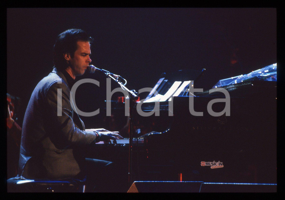 35mm vintage slide* 2000 SANREMO Nick CAVE in concerto al Premio Tenco (4)