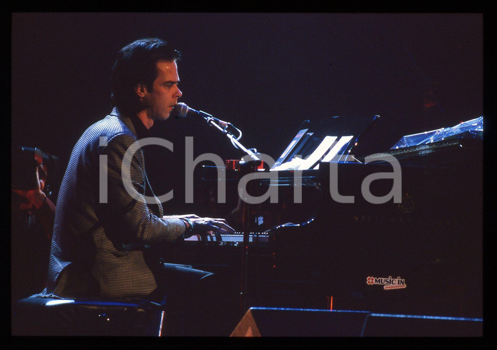 35mm vintage slide* 2000 SANREMO Nick CAVE in concerto al Premio Tenco (10)