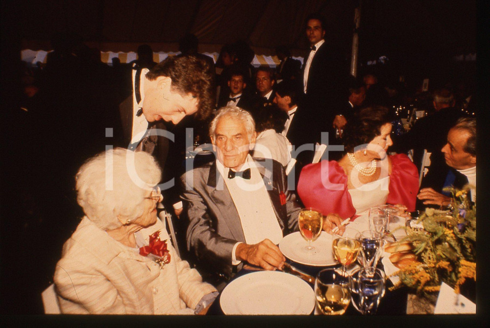 35mm vintage slide* 1985ca COSTUME Jamie Anne Maria e Leonard BERNSTEIN (2)