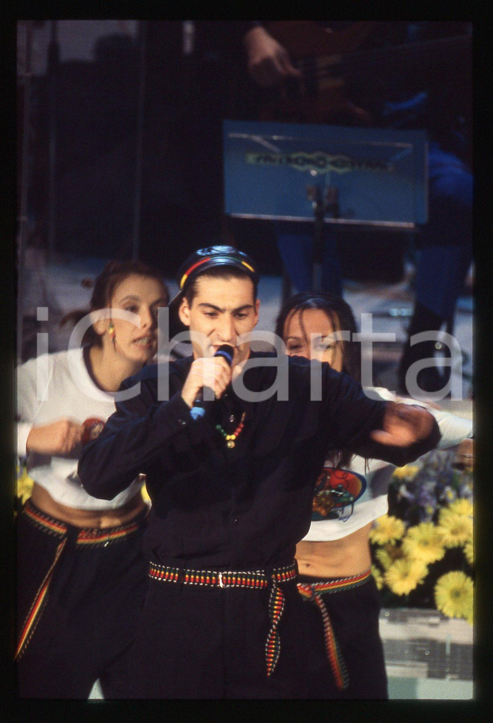 Fotografia d epoca originale 35mm vintage slide1996 SANREMO GIOVANI Andrea MARINI MARELLA Ritratto 1 1