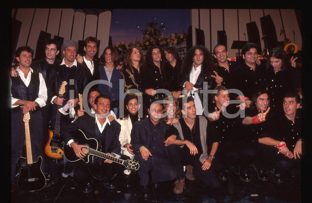 35mm vintage slide*1994 SANREMO GIOVANI Daniele SILVESTRI Dhamm NERI PER CASO 5