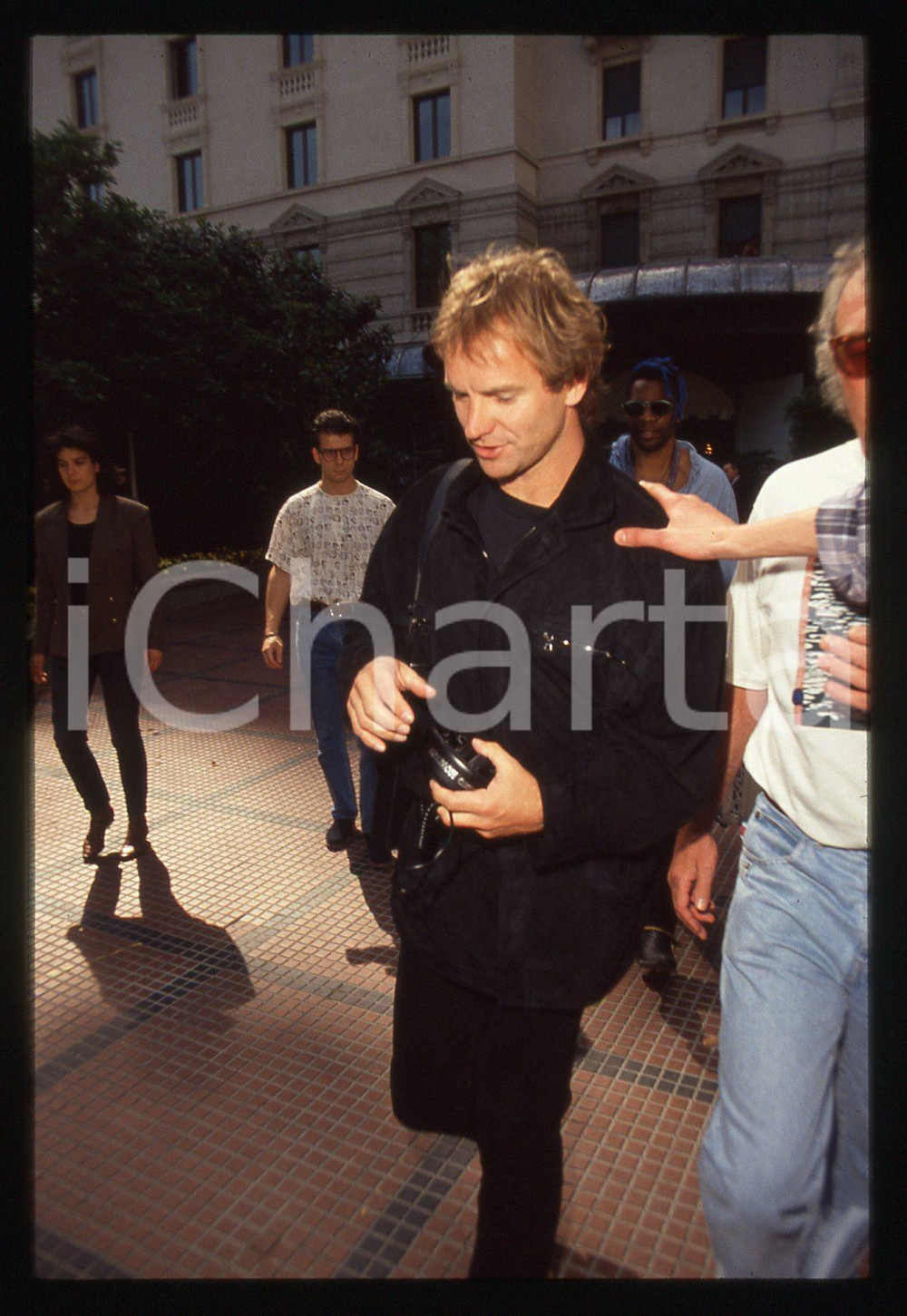 35mm vintage slide* 1980ca MILANO - STING Gordon SUMNER Ritratto del cantante 1