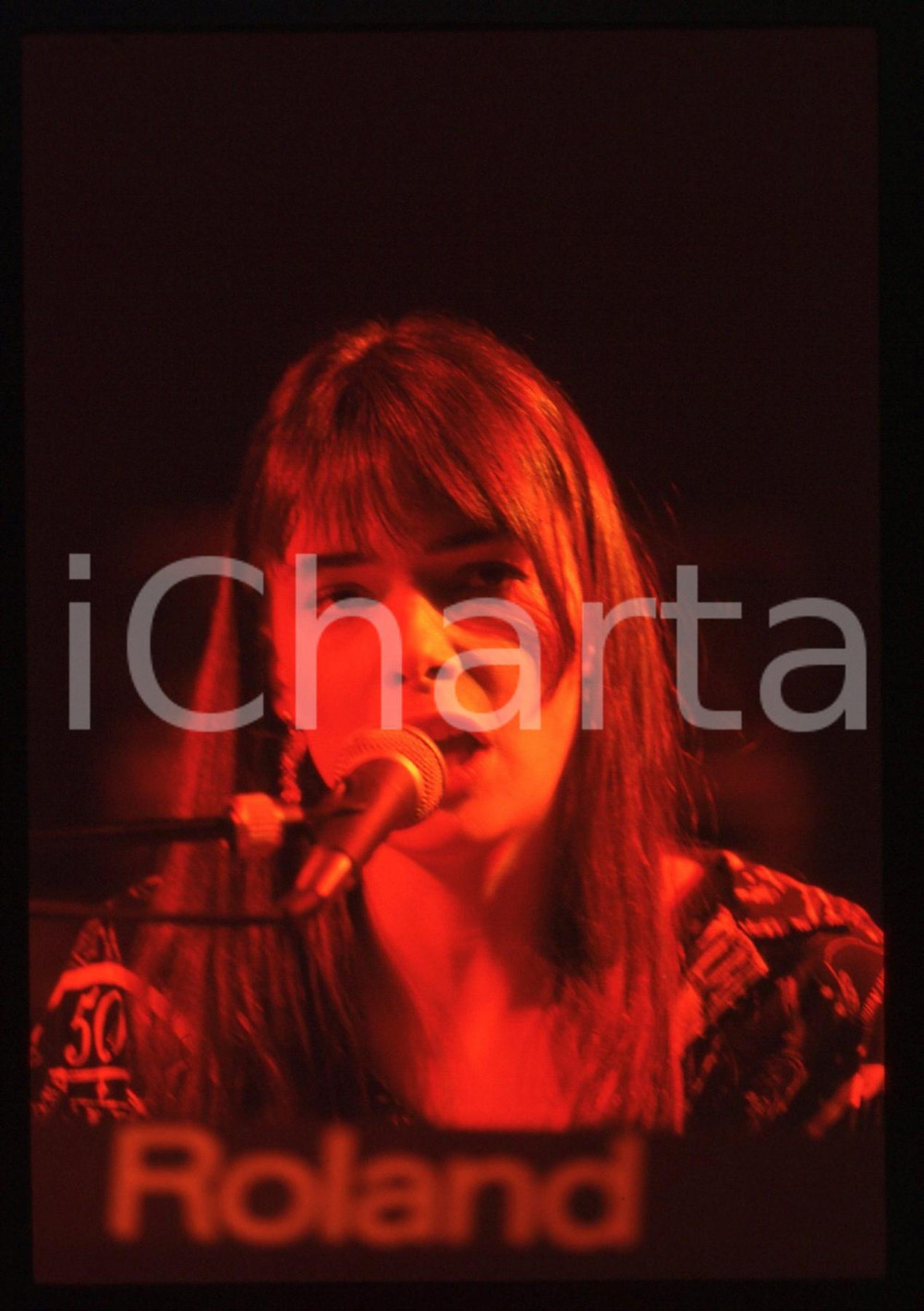 35mm vintage slide* 1991 SANREMO INTERNATIONAL Beverley CRAVEN al Palamusic (39)