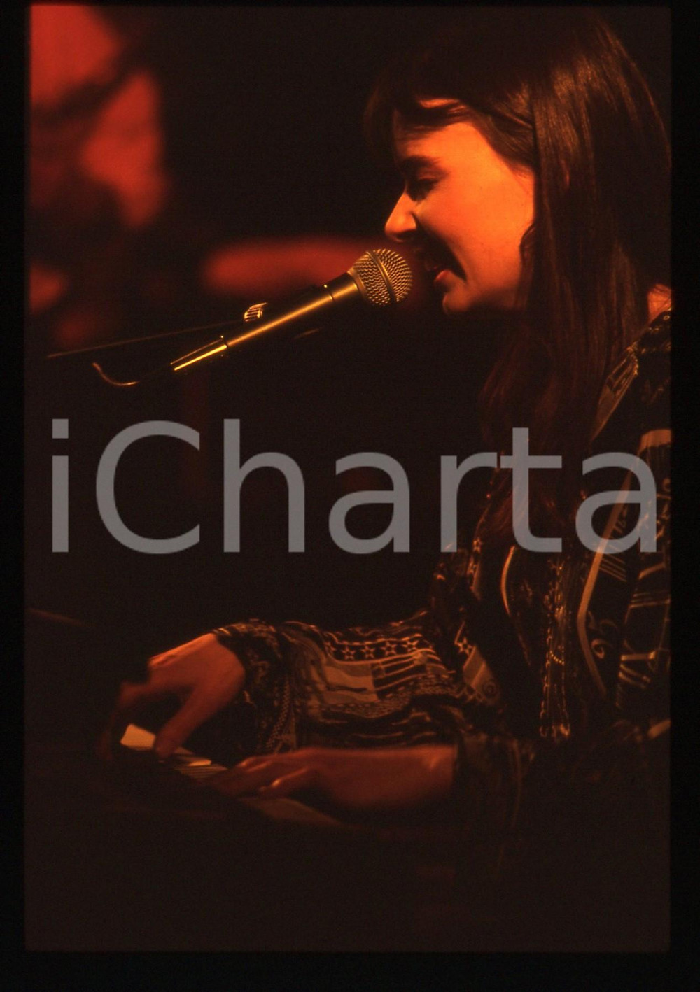 35mm vintage slide* 1991 SANREMO INTERNATIONAL Beverley CRAVEN al Palamusic (41)