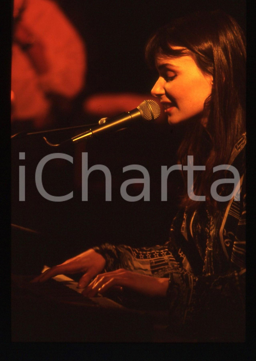 35mm vintage slide* 1991 SANREMO INTERNATIONAL Beverley CRAVEN al Palamusic (42)