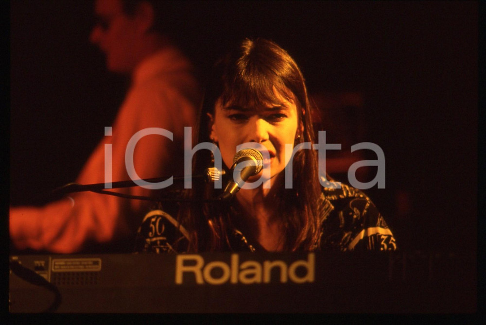 35mm vintage slide* 1991 SANREMO INTERNATIONAL Beverley CRAVEN al Palamusic (43)