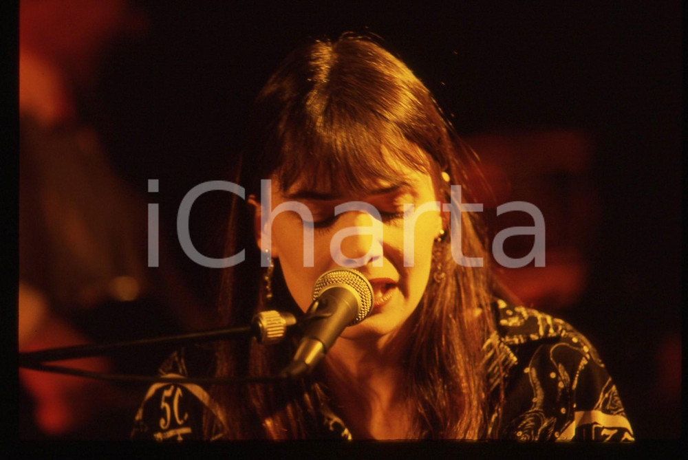 35mm vintage slide* 1991 SANREMO INTERNATIONAL Beverley CRAVEN al Palamusic (52)