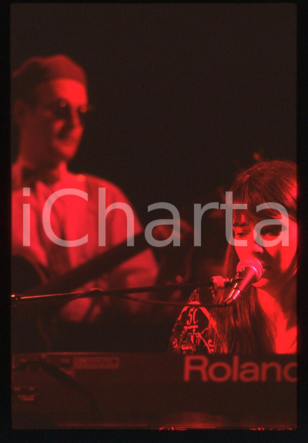 35mm vintage slide* 1991 SANREMO INTERNATIONAL Beverley CRAVEN al Palamusic (55)